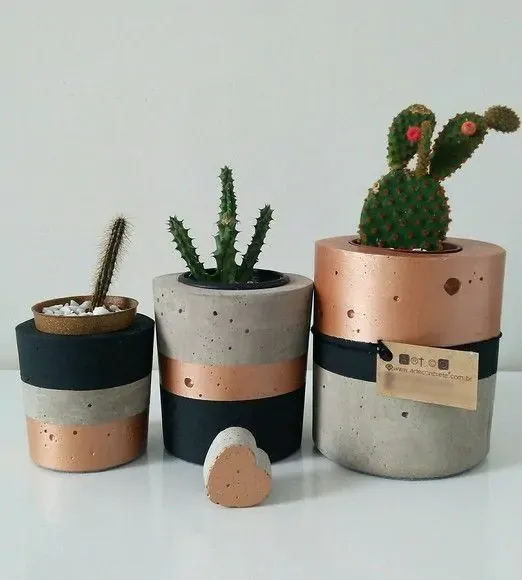 Handmade concrete decor