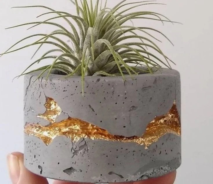 Handmade concrete decor