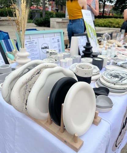 Student market stall