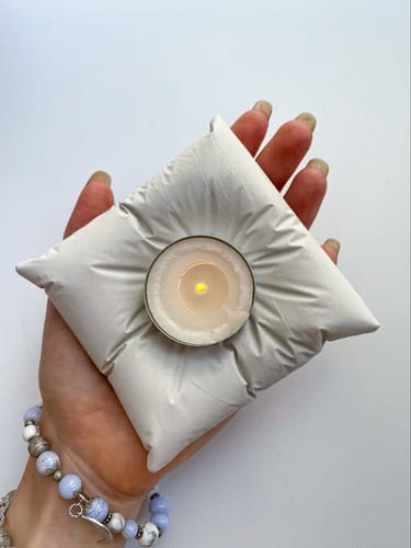 Handmade candle holder